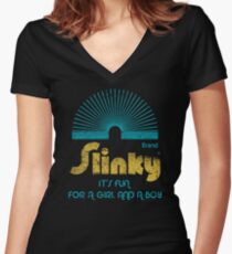 Slinky Women's Fitted V-Neck T-Shirt