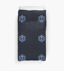 Paramedic Star of Life Duvet Cover