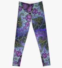 Mobius dragons and other patterns, fractal abstract artwork Leggings
