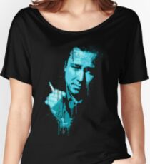 Bill Hicks (blue) Women's Relaxed Fit T-Shirt