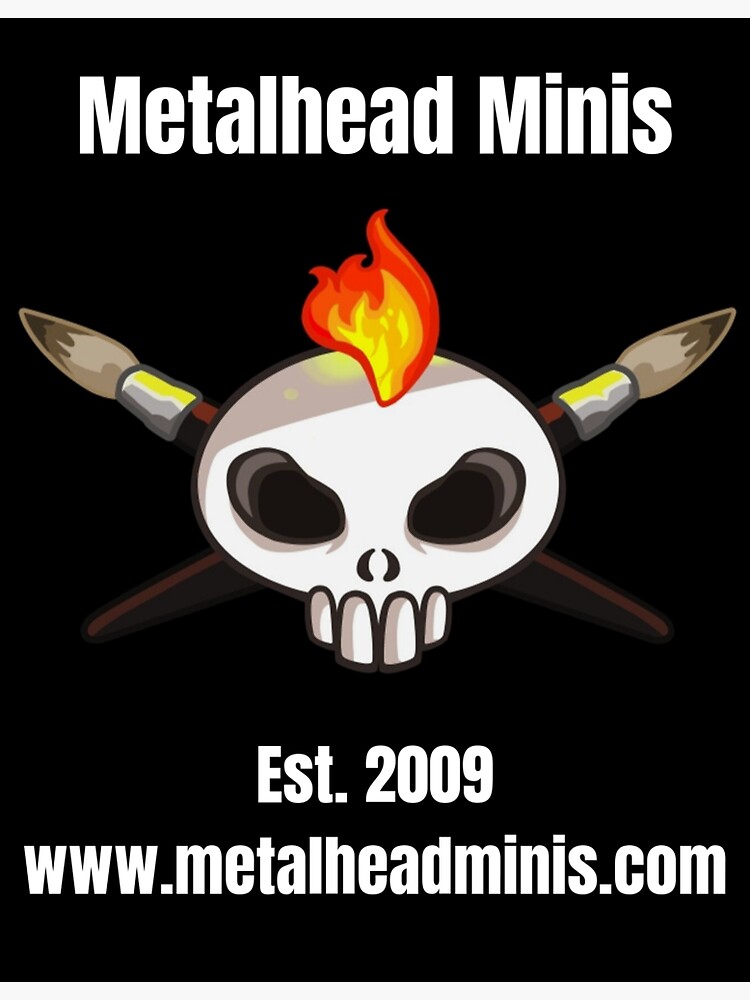 Metalhead Minis Logo - Large - 10 Year Anniversary by MetalheadMinis