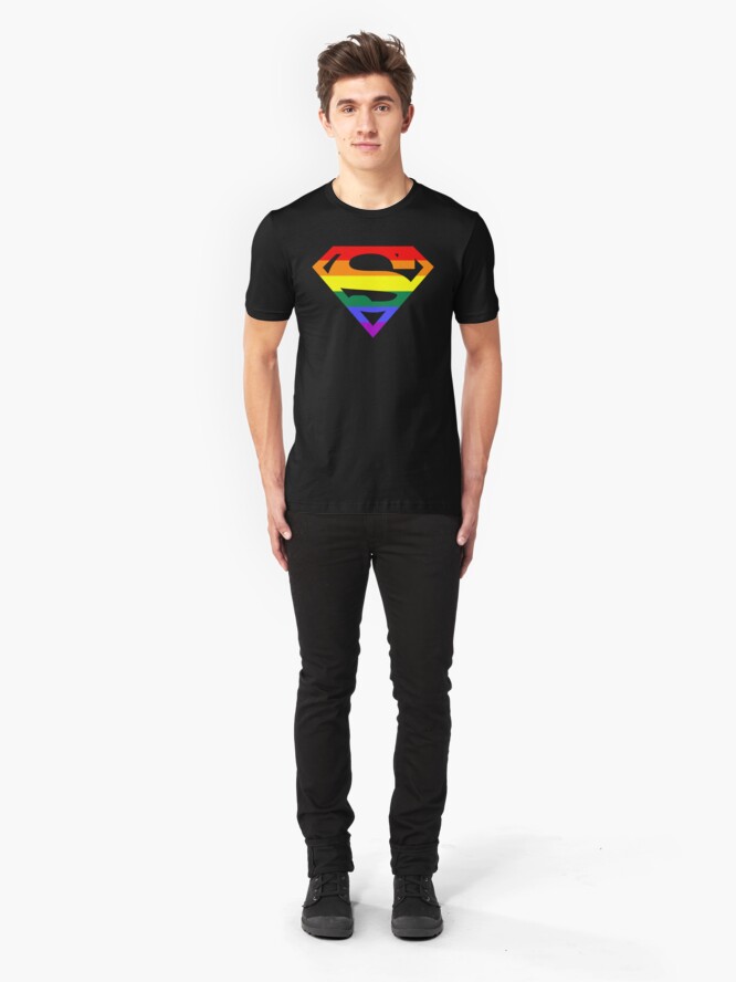 Alternative Ansicht von Super Queer 2 Slim Fit T-Shirt