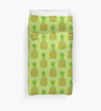 Pineapple Yellow Tropical Fruit Summer Duvet Cover