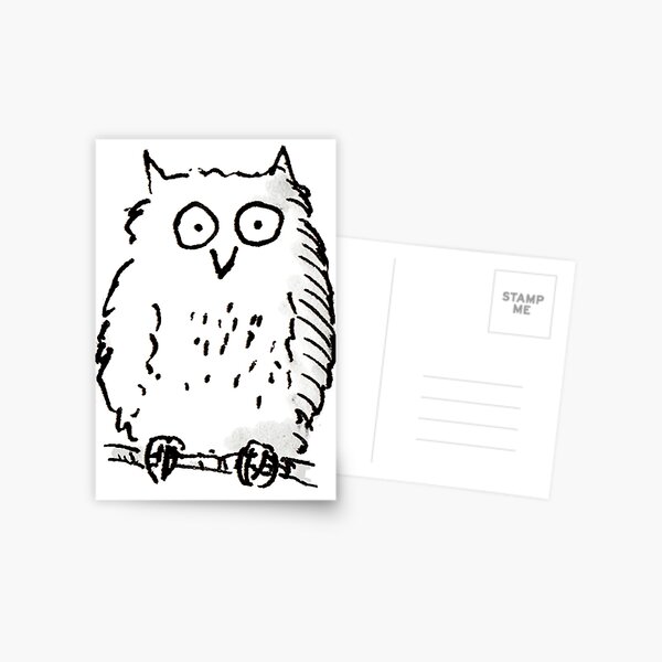 Big Owl print Postcard