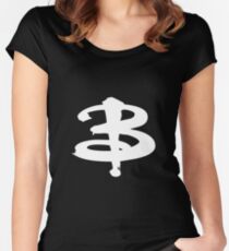 Buffy The Vampire Slayer 'B' v2.0 Women's Fitted Scoop T-Shirt