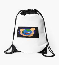 Small world Drawstring Bag