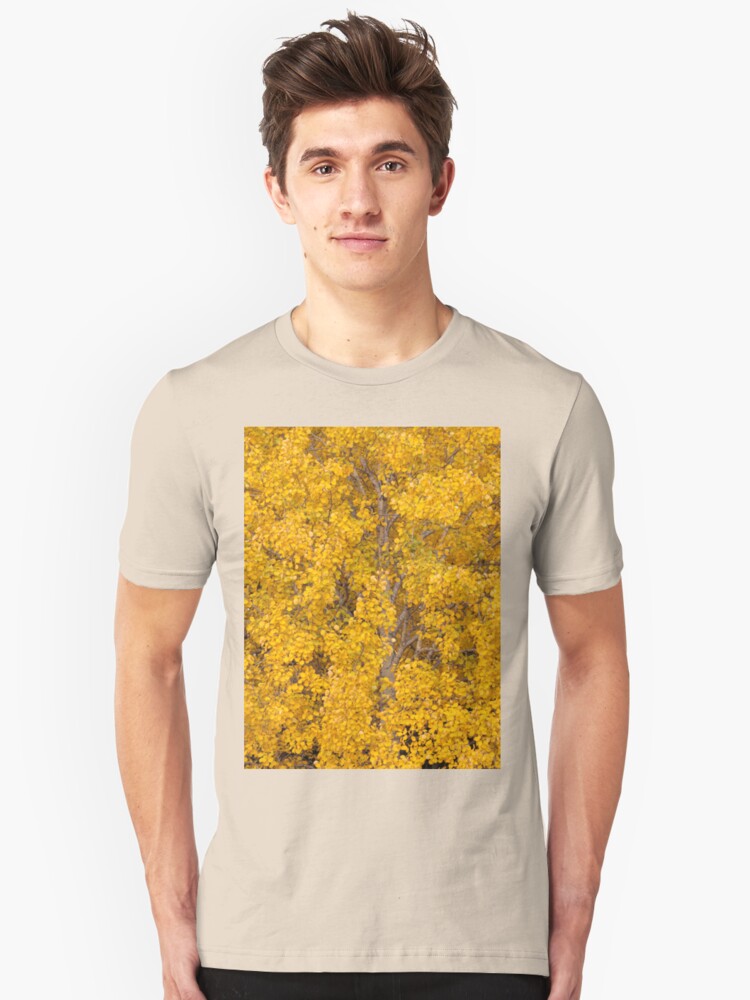 Alternate view of Aspen tree foliage in autumn colors Slim Fit T-Shirt