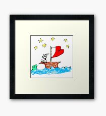 On the Good Ship Hope Framed Print