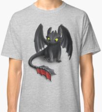 Toothless, Night Fury Inspired Dragon. Classic T-Shirt