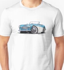 Austin-Healey 3000 Blue/White Unisex T-Shirt