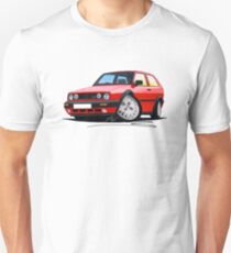 VW Golf GTi (Mk2) Red Unisex T-Shirt