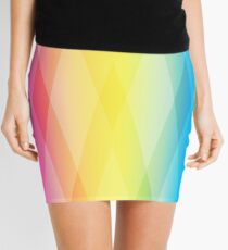 Pan Pattern Sans Text Mini Skirt