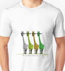 4 Giraffes Unisex T-Shirt