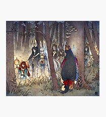 Procession - Kitsune Fox Rabbit Yokai Photographic Print