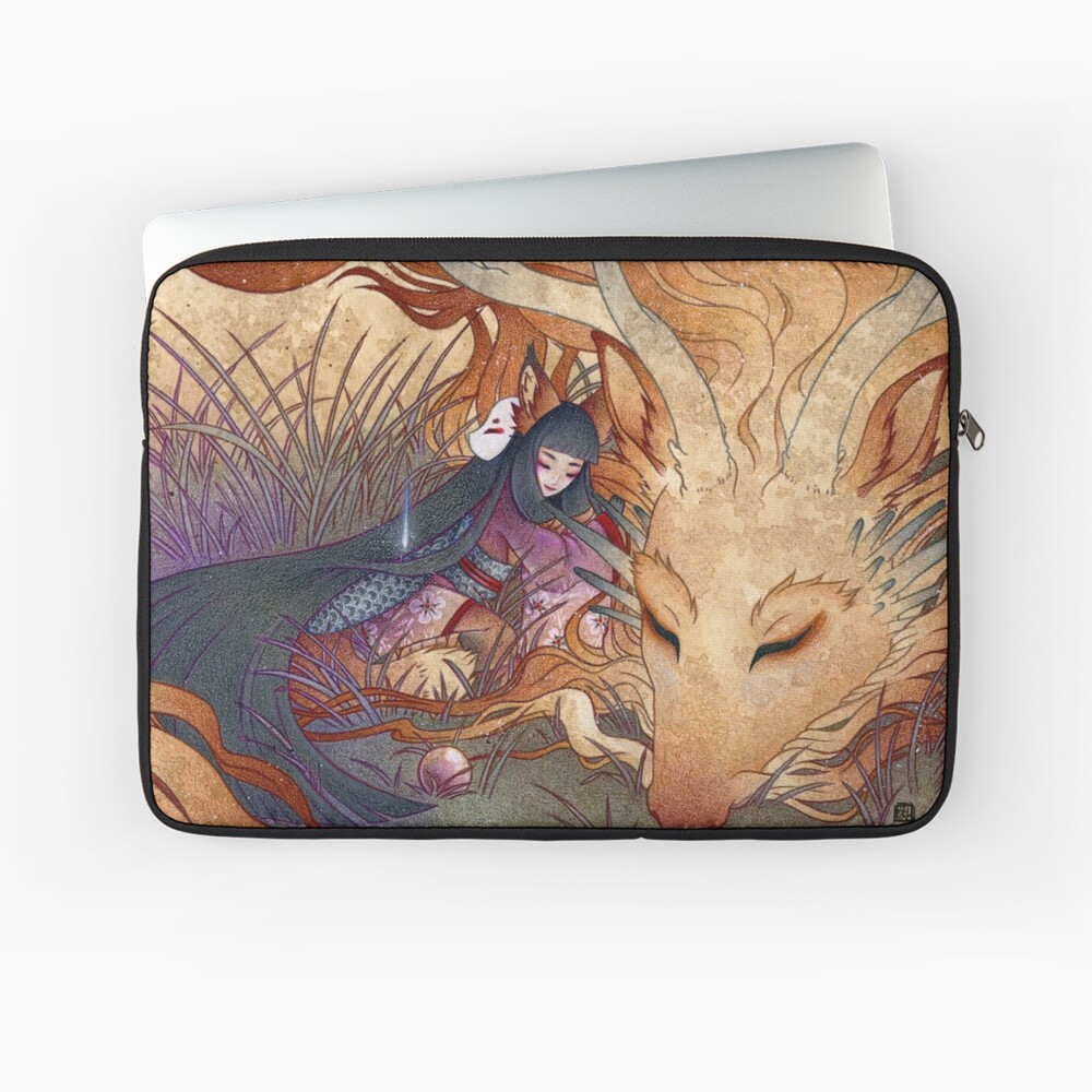 Slumber - Kitsune Fox Dragon Laptop Sleeve
