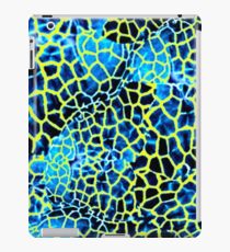 Yellow Outlined Giraffe Print iPad Case/Skin