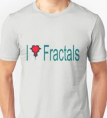I Heart Fractals Unisex T-Shirt