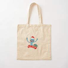 Mr. Meeseeks Merry Christmas Cotton Tote Bag
