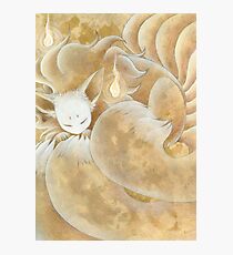 Sleeping Ninetails - Kitsune Fox Yokai Photographic Print