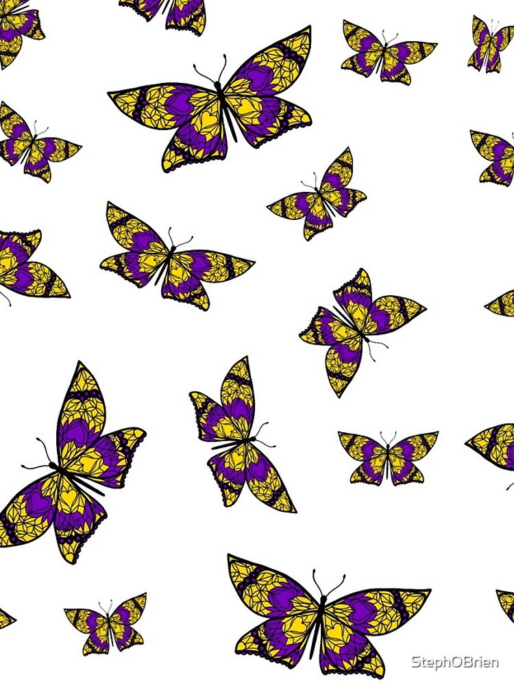 Fly With Pride: Intersex Flag Butterfly by StephOBrien