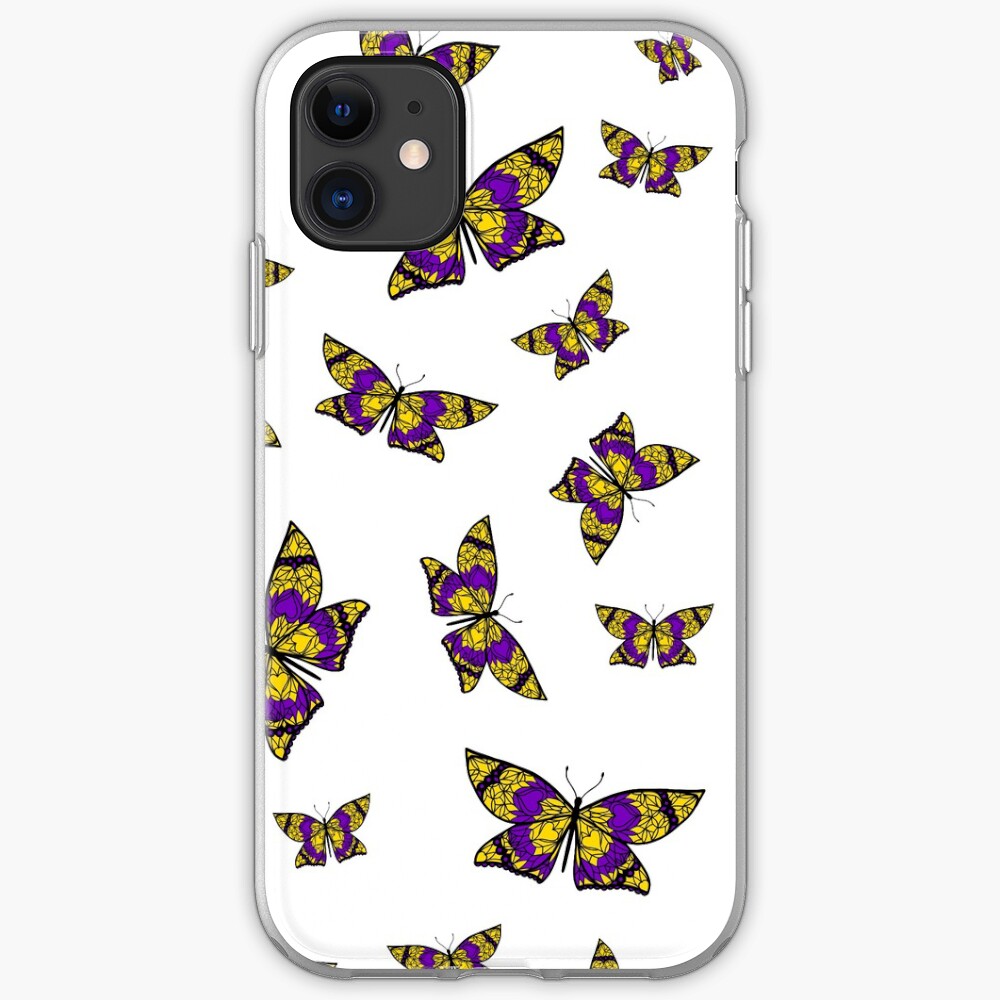 Fly With Pride: Intersex Flag Butterfly iPhone Case & Cover