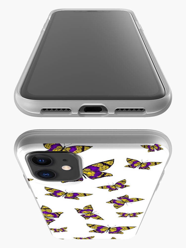 Alternate view of Fly With Pride: Intersex Flag Butterfly iPhone Case & Cover