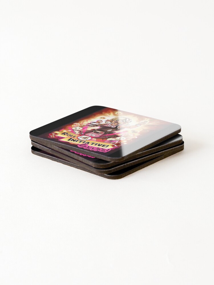 Alternate view of Roll for Initiative Suckas! Coasters (Set of 4)