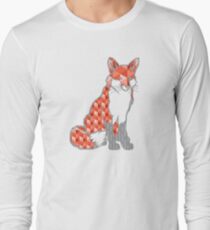 Fox Scandinavian Geometric Long Sleeve T-Shirt