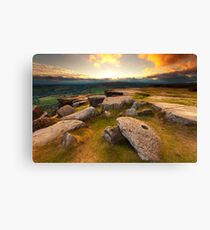 Curbar Edge Sunset Canvas Print