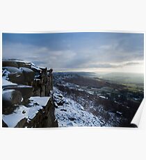Curbar and Baslow Edge Poster