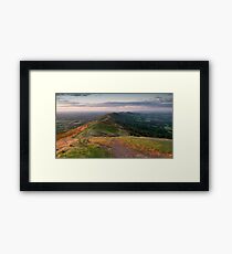 From Worcestershire to Herefordshire, Malvern Hills, England Framed Print