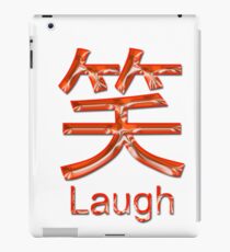 LAUGH KANJI iPad Case/Skin