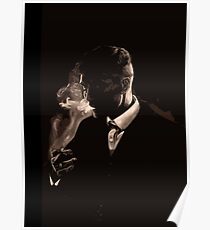 Tommy Shelby Smoking a Cigarette Poster