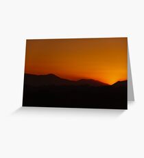 Sunset Greeting Card