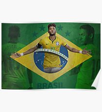 Brazil Neymar Poster Design Poster