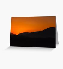 Sunset Greeting Card