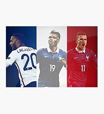 France Poster Design Photographic Print