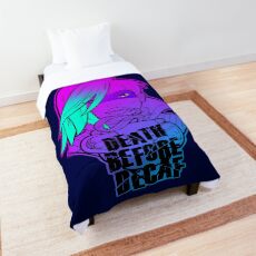 Borderlands Lorelei- Death Before Decaf Comforter