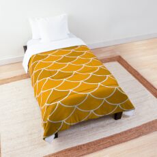 Gold Fish Scales Comforter