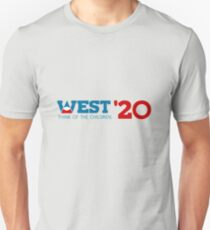 Camiseta unisex Kanye West para el Presidente 2020