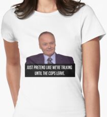 Creed Bratton Women's Fitted T-Shirt