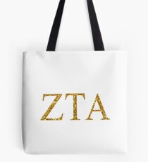 gold glitter ZTA Tote Bag