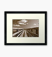 Lawrencetown Boardwalk Framed Print
