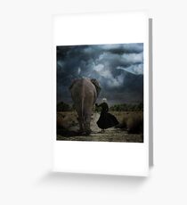 In the Shadows of Giants Greeting Card