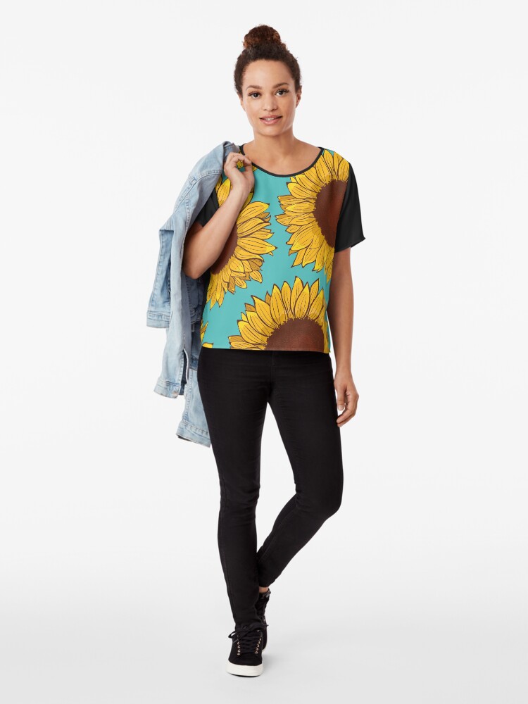 Alternate view of Sunflower Chiffon Top