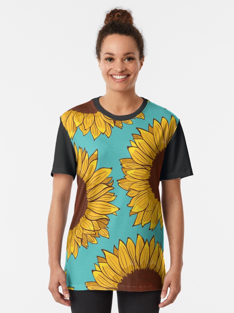 Alternate view of Sunflower Graphic T-Shirt