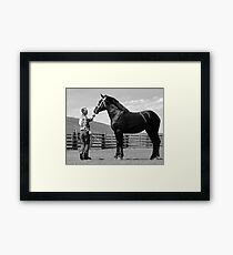 Fabulous Mare Posing Framed Print