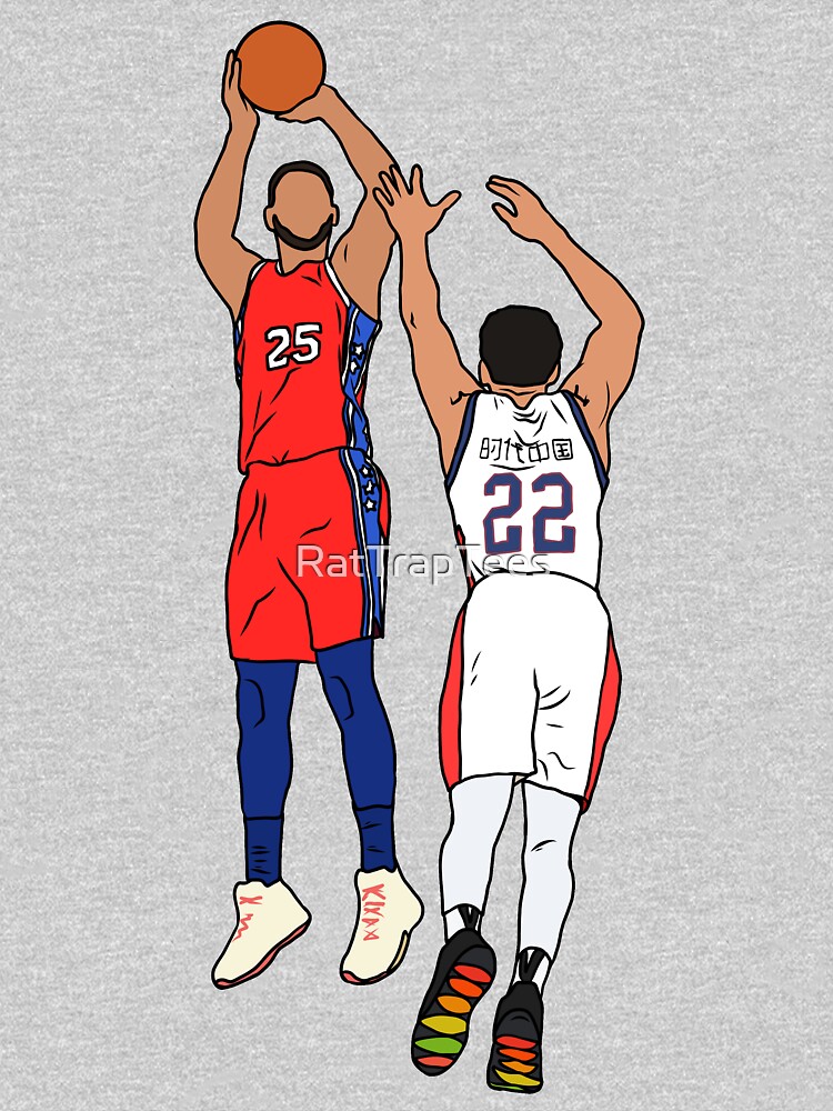Ben Simmons Makes His First Three by RatTrapTees