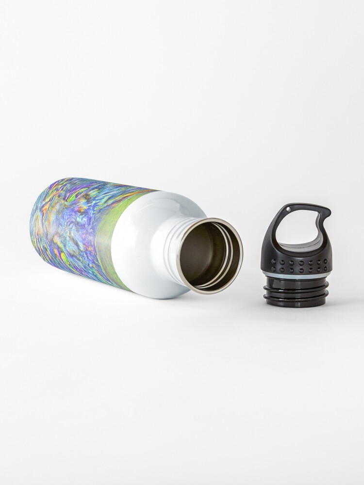 Alternate view of Artificial neural style Post-Impressionism cat Water Bottle