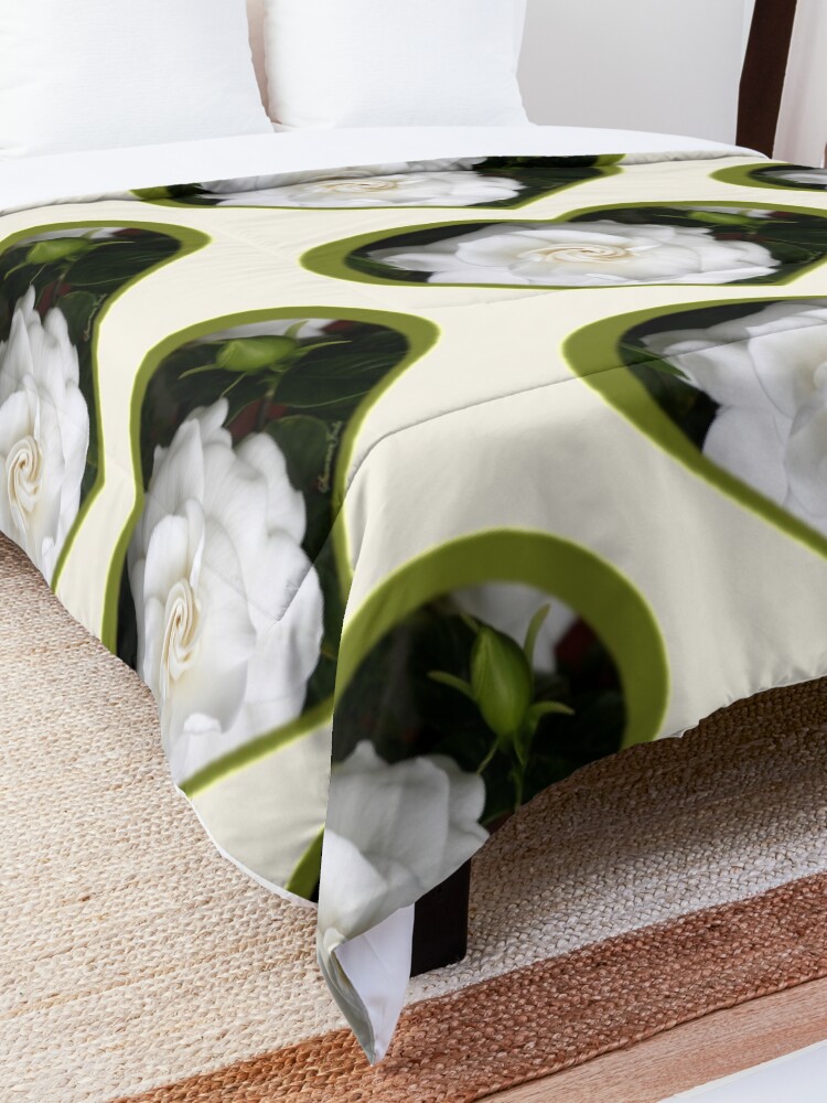 Alternate view of Romantic Night ~ Scent of Gardenias Comforter